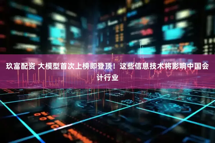 玖富配资 大模型首次上榜即登顶！这些信息技术将影响中国会计行业